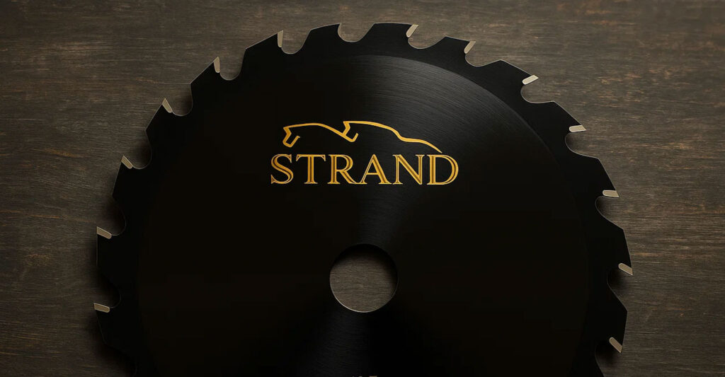 Bild på en röjsågsklinga från Strandklingan